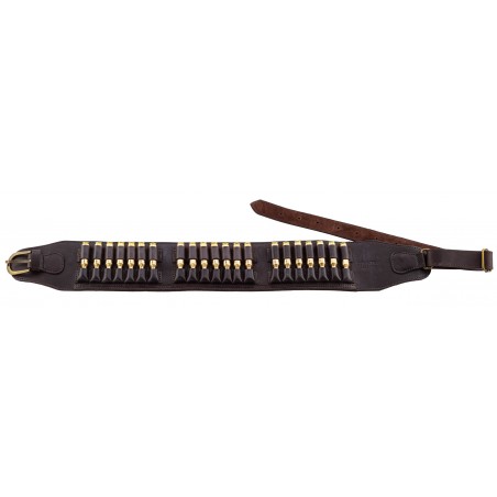 Cartouchière Country cuir gras pour balles de carabine