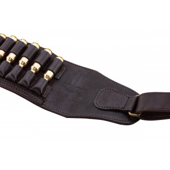 Cartouchière Country cuir gras pour balles de carabine