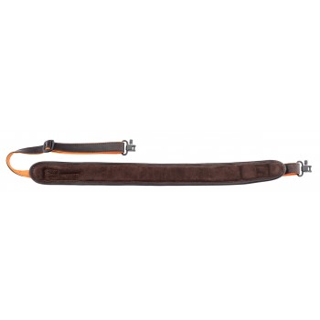 Bretelle carabine Country cuir avec cartouchière