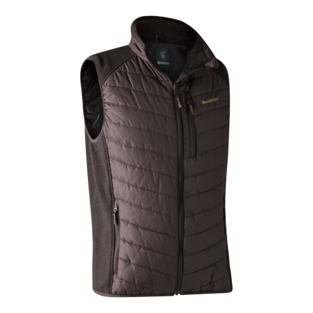 Gilet Deerhunter Moor avec tricot couleur prune