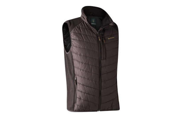 Gilet Deerhunter Moor avec tricot couleur prune