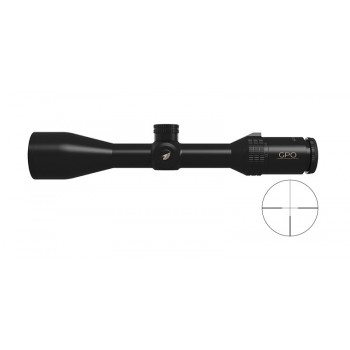 Lunette GPO Spectra 2-12x50 réticule G4-IL SFP