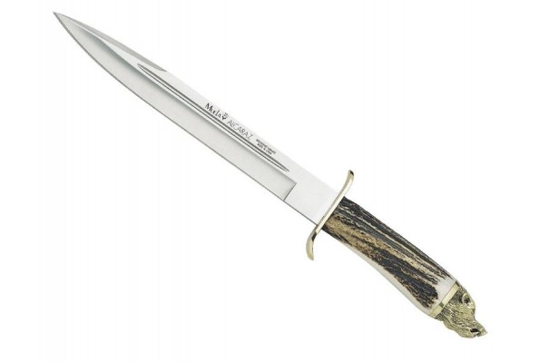 Dague de chasse Muela Alcaraz cerf 26 cm tête de sanglier
