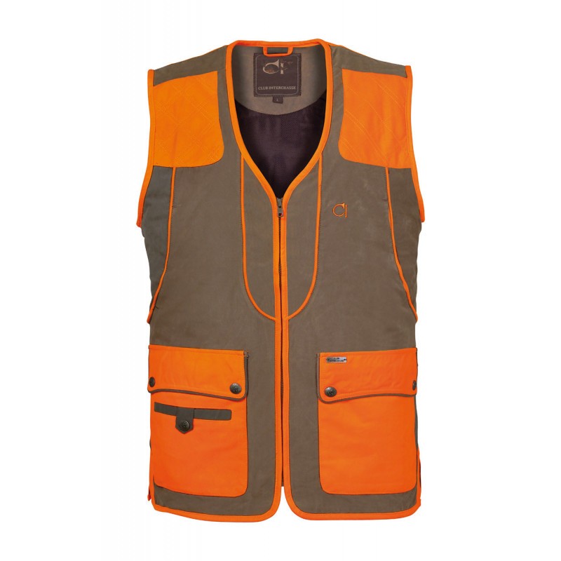 Gilet Club Interchasse Cevrus orange