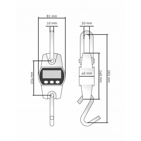 Peson electronique 300kg EuroHunt