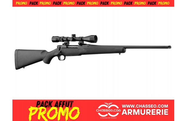 Carabine Mossberg Patriot synthétique pack avec lunette 3-12x56