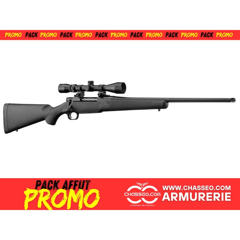 Carabine Mossberg Patriot synthétique pack avec lunette 3-12x56