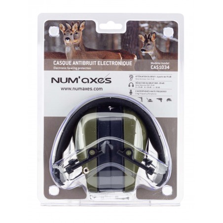 Casque électronique Num'Axes Kaki